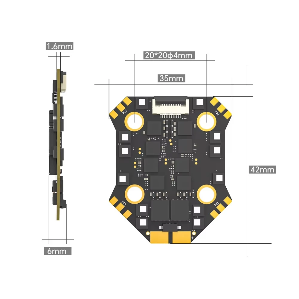 iFlight Borg Mini F7 Flight Co - Fpv Flight Controller F7 Stack 60A recension och pris