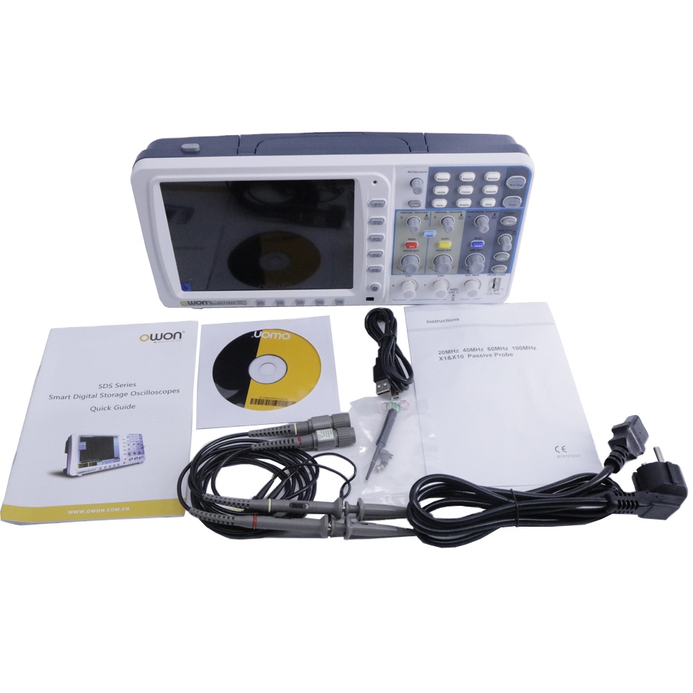 OWON SDS7102V Digital Storage  - Digital Storage Oscilloscope 100Mhz recension och pris
