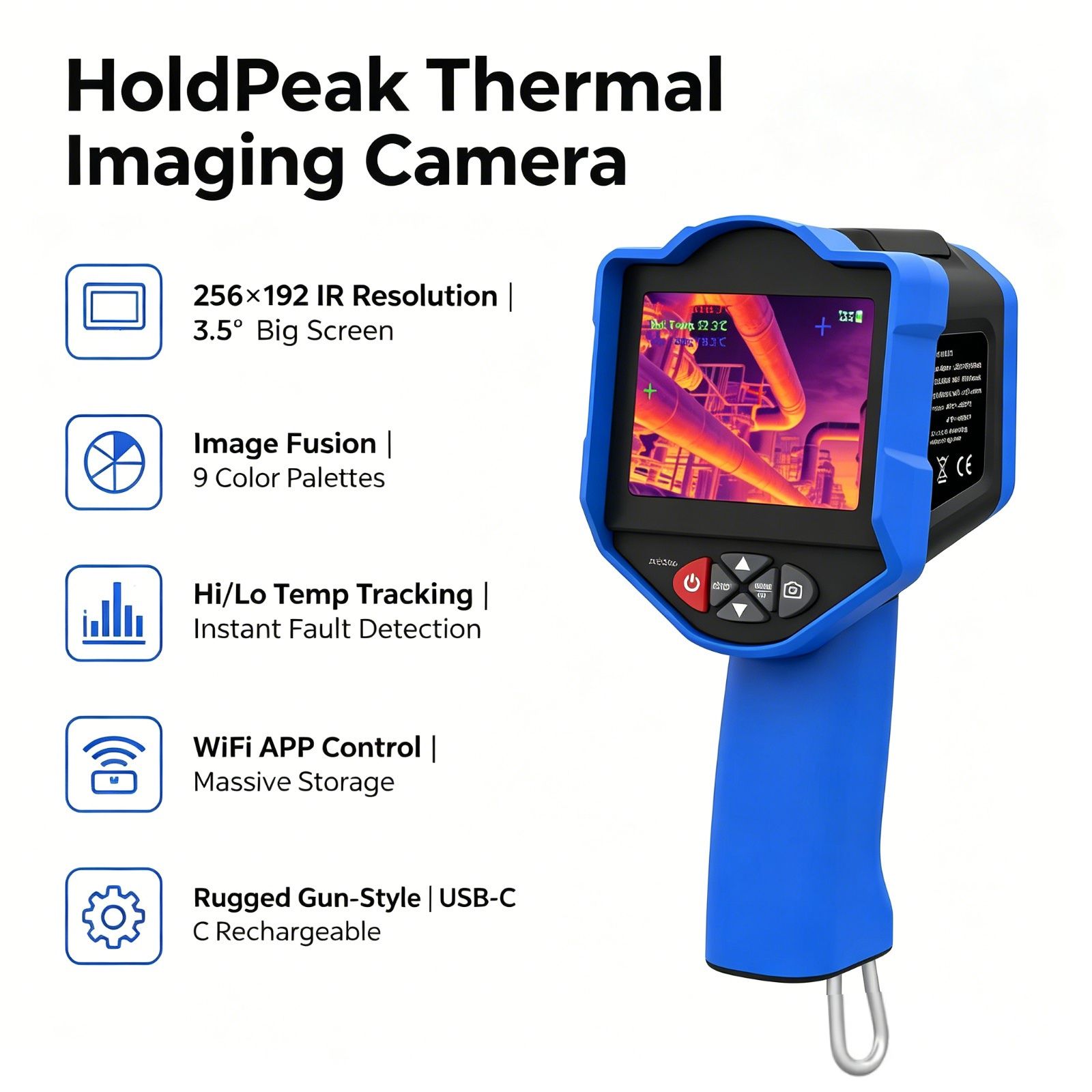 HoldPeak Thermal Imaging Camer - Thermal Imaging Camera Pcb Repair recension och pris